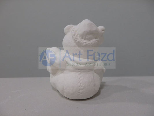 Small Calendar Bear Figurine for month of December ~ 2.75 x 2 x 3