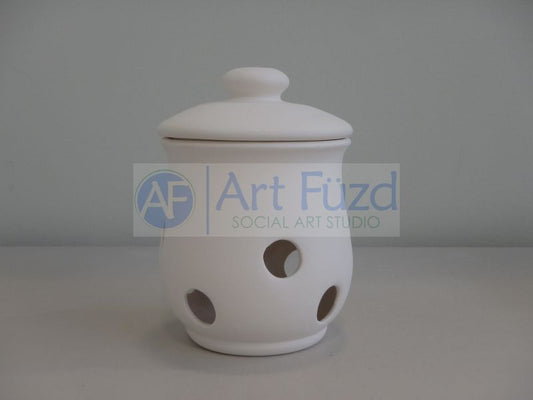Garlic Holder with Lid ~ 4 x 4 x 5