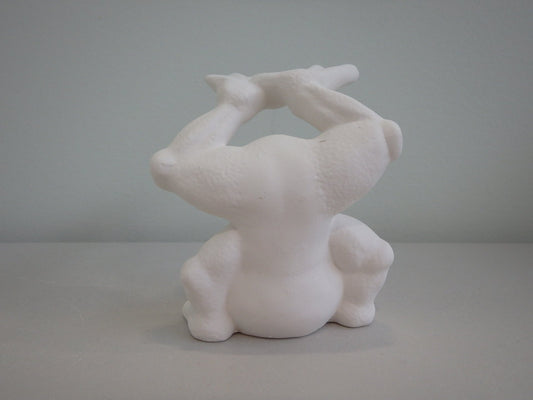 Figura de rana pequeña de pie ~ 2,75 x 2,5 x 3,5