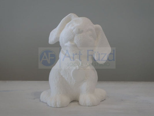 Realistic Sitting Puppy Dog ~ 5.5 x 5 x 6.75