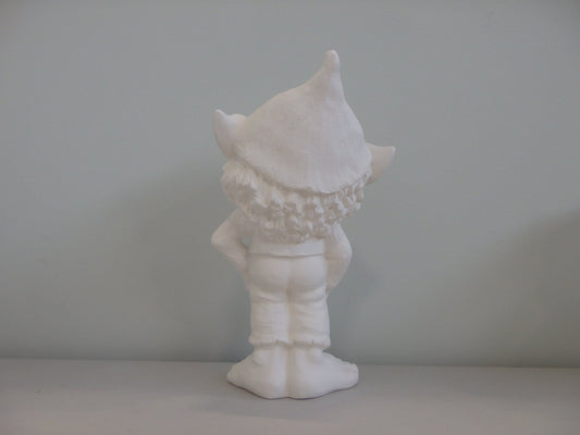 Large Standing Boy Pixie Figurine ~ 7 x 5 x 12.5