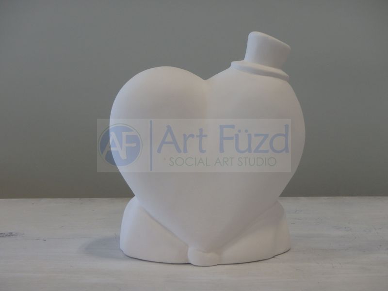 Boy Heart Bank, includes Stopper ~ 6 x 6