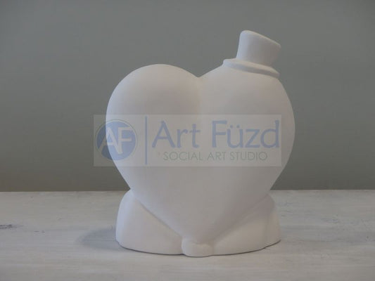 Boy Heart Bank, includes Stopper ~ 6 x 6