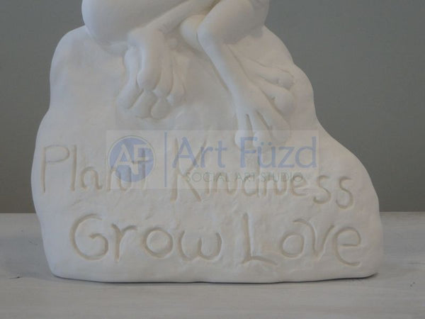 Plant Kindness Grow Love Frogs Figurine ~ 7.25 x 4 x 9.5