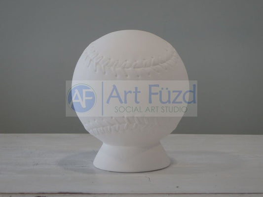 Realistic Baseball Bank, includes Stopper ~ 4.75 in. dia. x 5.5 in. high