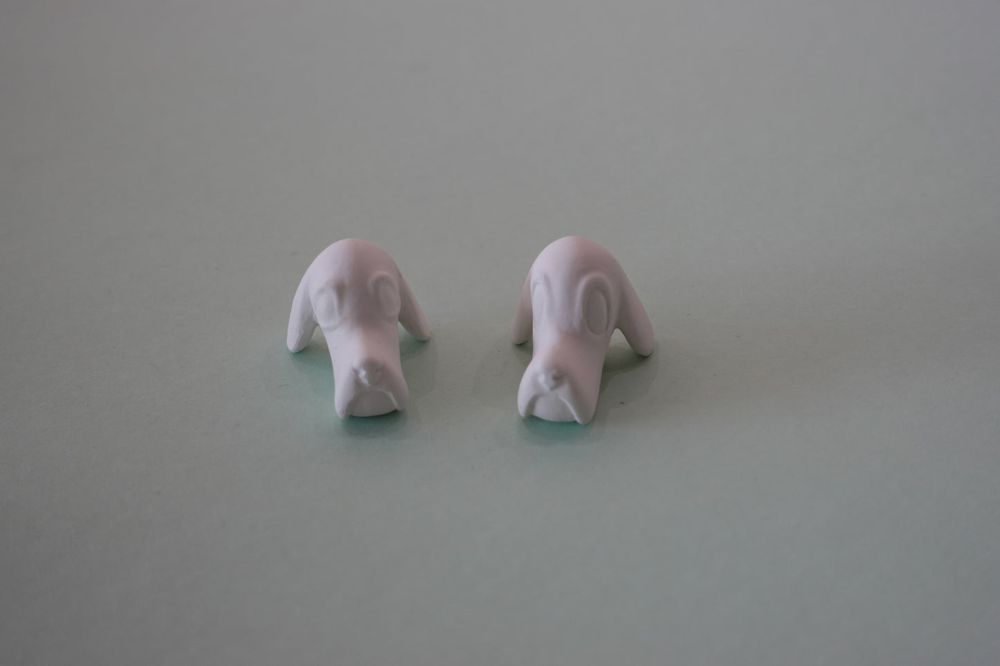 BUNDLE:  2 dog heads