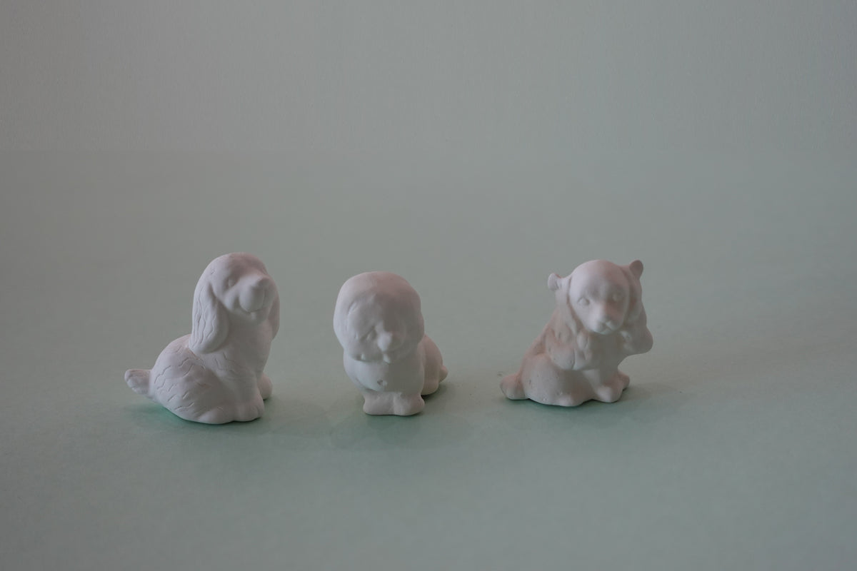 BUNDLE:  3 standing dogs or puppies (assorted)