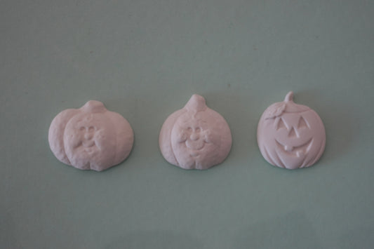 BUNDLE:  3 flat pumpkins (assorted)