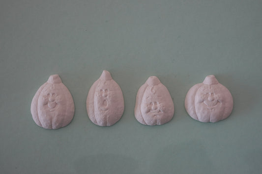 BUNDLE:  4 flat pumpkins (assorted)