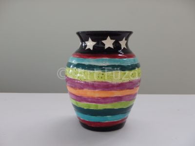 Hand Thrown Vase ~ 4.5 x 5.75