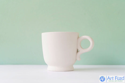 French-Style One Finger Handle Colette Mug (8 oz.) ~ 3.25 x 5