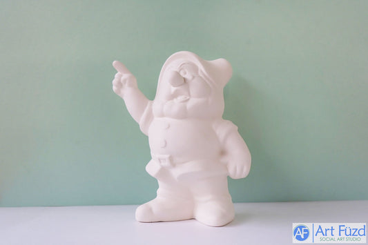 Große stehende Zwerg-Doc-Figur ~ 6,75 x 4,5 x 7,5