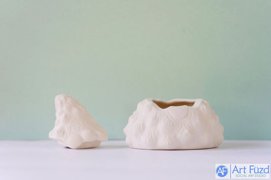 Tree Box with Smiley Face ~ 4.25 x 4.25 x 3.75