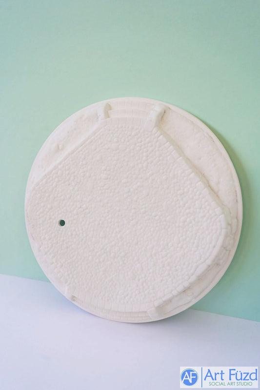 Large Round Platform with Staircases ~ 14 x 14 x 1.5