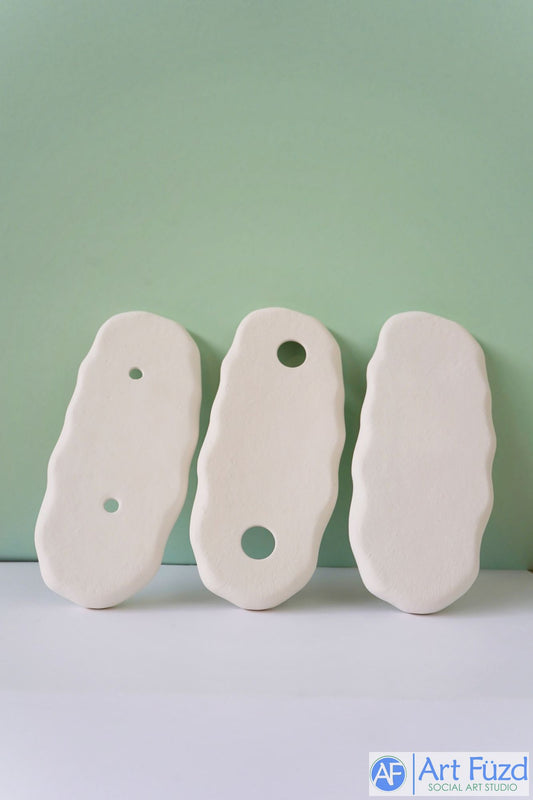 Base o plataforma grande, plana, larga y deforme (tres estilos) ~ 11,75 x 5 x 0,75