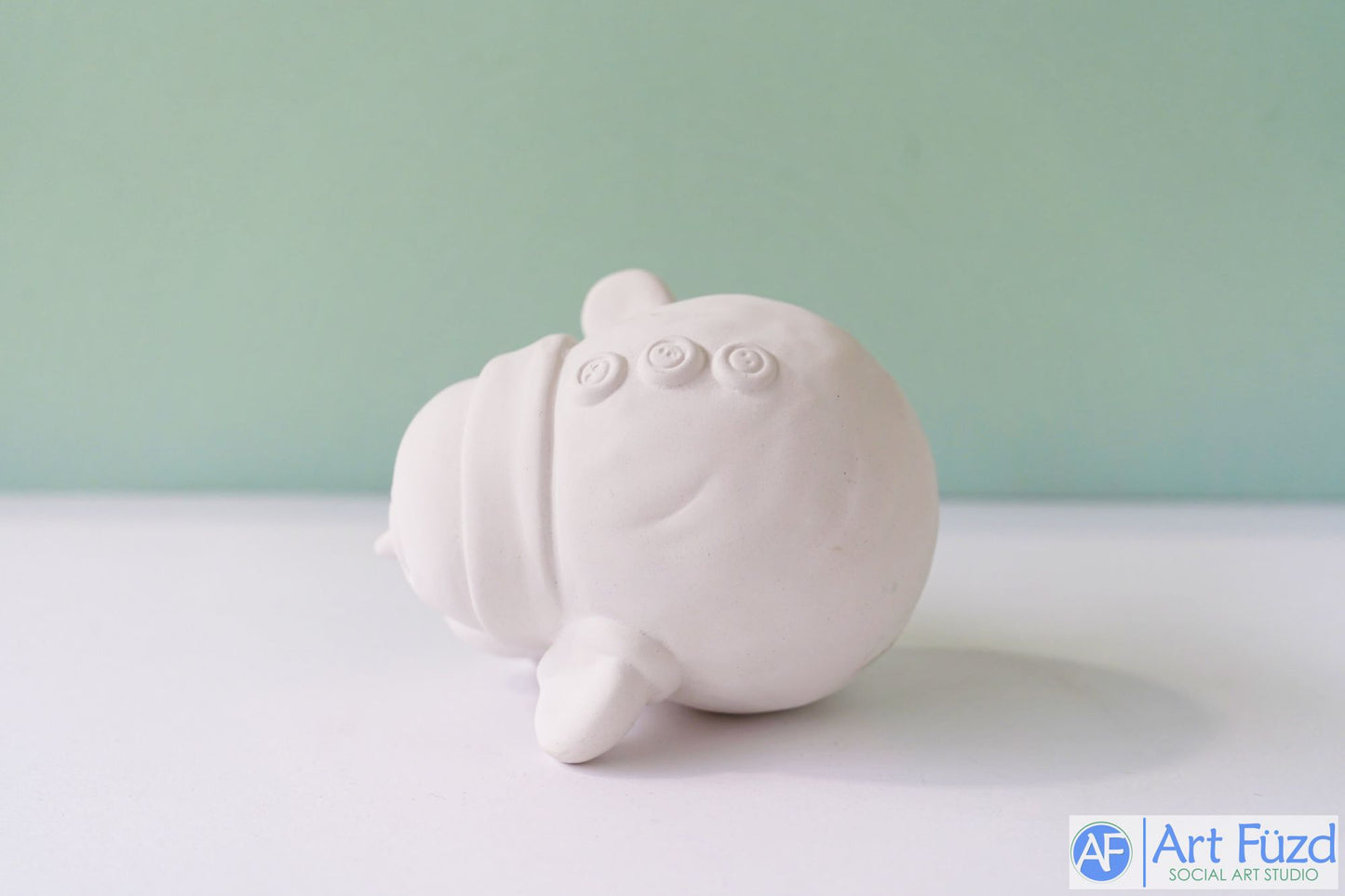 Flying Chubby Snowman Holiday Ornament, includes Hook ~ 4.25 x 4