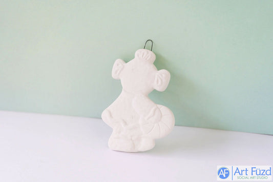 Flat Gingerbread Girl with Candy Holiday Ornament ~ 2.5 x 3.75 x 0.25