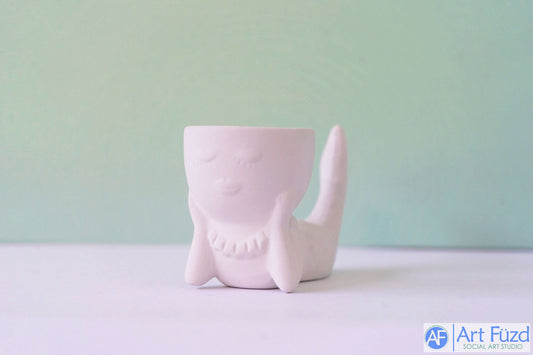 Pearl the Mermaid Planter ~ 5.5 x 2 x 2.75