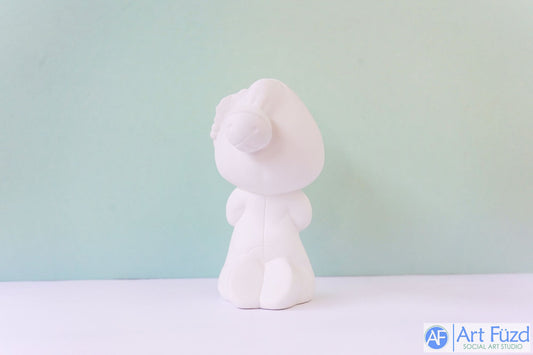 Snow Baby Girl Kneeling with Hands Out (goes with Fancy Sleigh) ~ 3 x 5 x 6.5