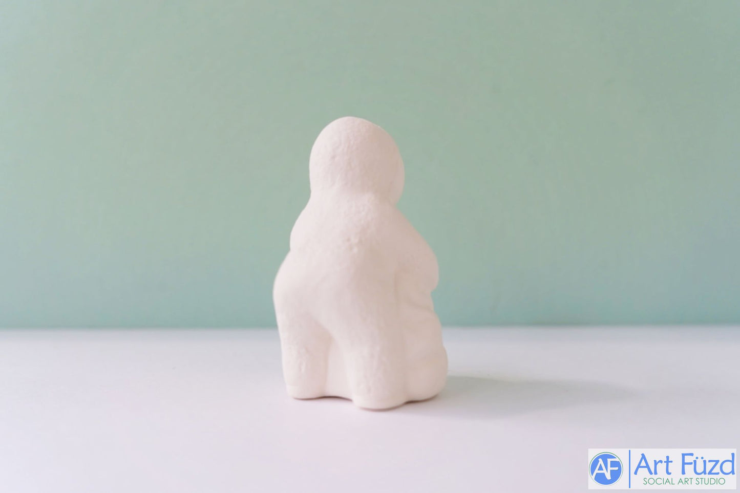 Snowbaby hält großen Sack ~ 2 x 2,25 x 3,5