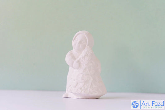 Snowbaby Holding Tree ~ 2 x 1.25 x 3.5