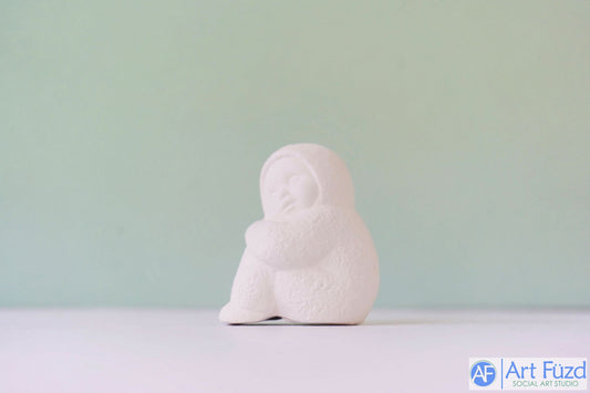 Snowbaby Sitting Sideways ~ 2 x 1.25 x 3.5