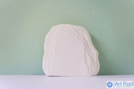 Large Carved Rock with Native American Chief ~ 10 x 3 x 10