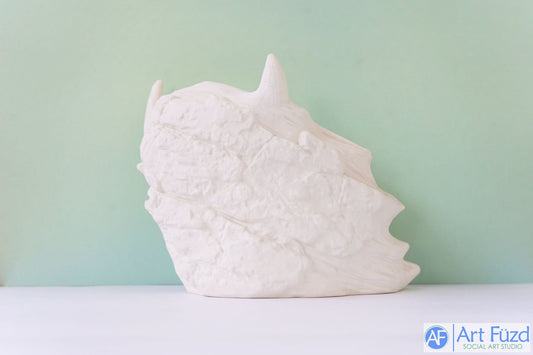 Large Wood Carving with Native American Man and Two Bison ~ 10.5 x 5 x 8