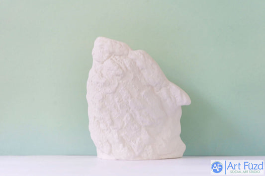 Large Wood Carving with Native American Woman and Baby ~ 6.75 x 5 x 7.5