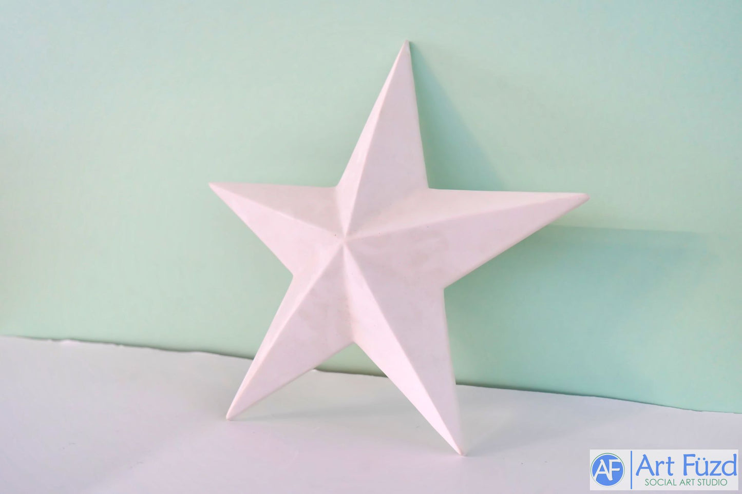 Faceted Star Wall Plaque ~ 12 x 12 x 2 in. thick