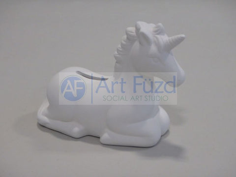 Magestic Unicorn Bank, includes Stopper ~ 4.25 x 2.25 x 4.25