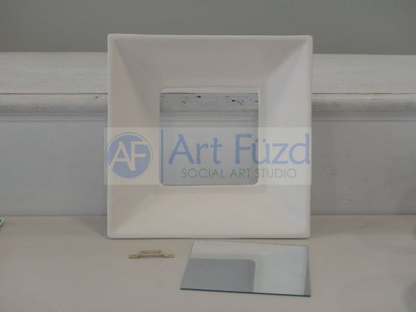 Square Beveled Wall Mirror, includes Mirror ~ 8.25 x 8.25 x 1.75