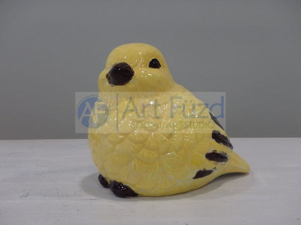 Plump Fancy Bird Figurine ~ 5 x 3.75 x 4.25