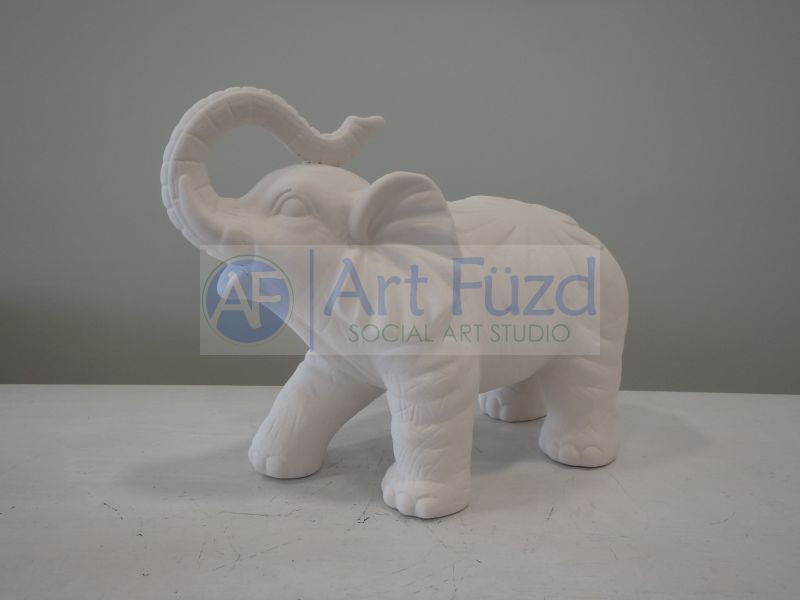 Baroque Elephant Figurine ~ 9 x 4.5 x 6.75