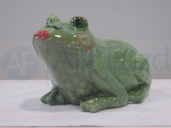 Baroque Frog Figurine ~ 8.25 x 6.75 x 5.75