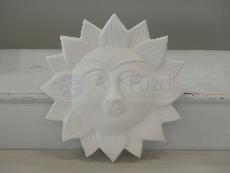 Large Sun Face Wall Plaque ~ 12 in. dia. x 2 in. thick