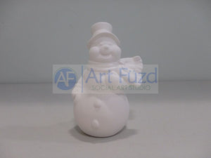 Jolly Snowman Figurine ~ 3.5 x 3 x 5.25
