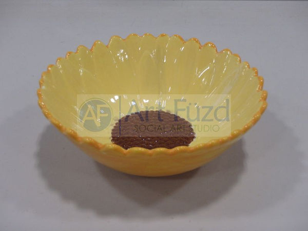 Small Sunflower Bowl (8 ounces) ~ 5.25 in. dia. x 2 in. high