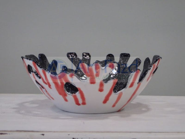 Coral Bowl ~ 8 in. dia. x 3.25 in. high