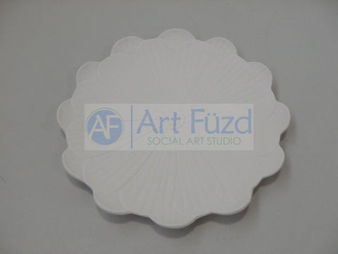 Layered Flower Petal Plate ~ 9.75 in. dia. x 1 in. high