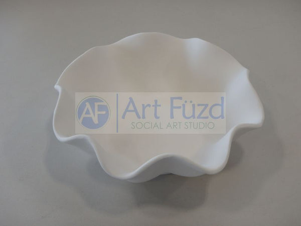 Large Ruffled Blossom Bowl ~ 10 in. dia x 3.5 in. high