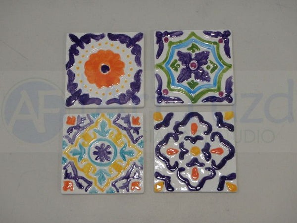 Set of Catalina Coasters, Four (4) designs ~ 3.5 x 3.5 x 0.25 each