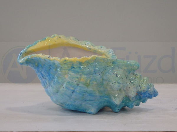 Realistic Conch Shell Planter, includes Stopper ~ 7.25 x 4 x 3.75