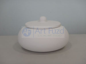 Round Kinsale Box with Ball Top ~ 4.5 in. dia. x 2.75 in. high