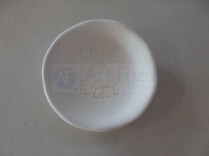 LOVE RULES Sauce or Jewelry Dish ~ 3.5 x 1