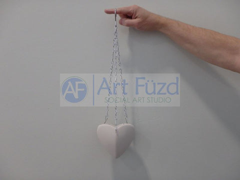 Hanging Heart Air Planter ~ 4.75 x 3.5 x 4