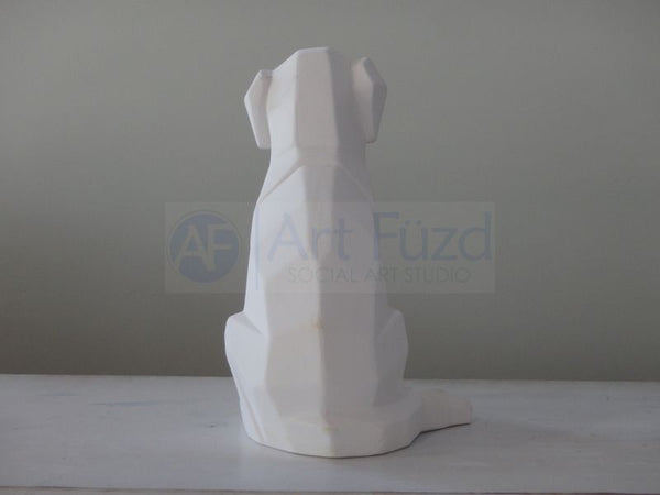 Faceted Dog Figurine ~ 5.75 x 9.5 x 9.5