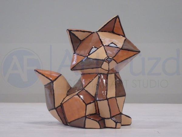 Fox Facet-ini Figurine ~ 4.5 x 2.75 x 4.75