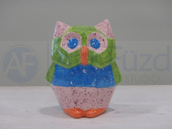 Owl Facet-ini Figurine ~ 3.5 x 3.5 x 4.5
