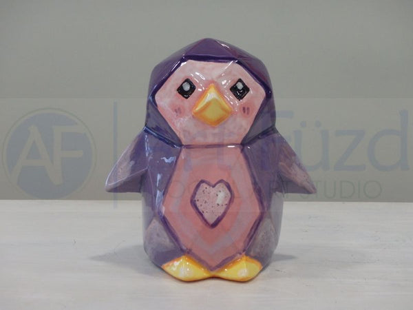 Penguin Facet-ini Figurine ~ 4.5 x 3.5 x 4.75